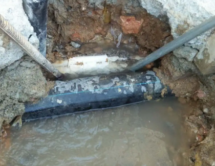宁强测漏水之水管漏水